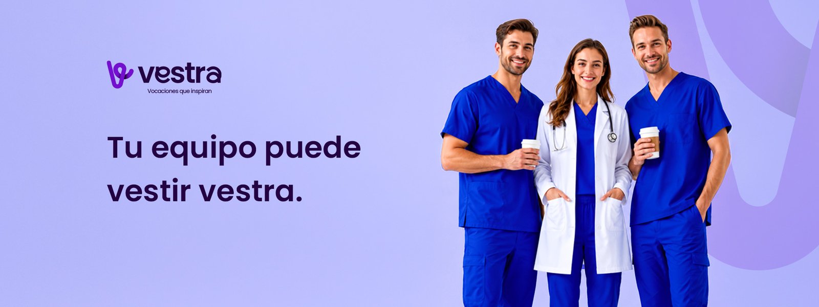 Tu equipo también puede vestir Vestra. Uniformes para empresas y equipos.