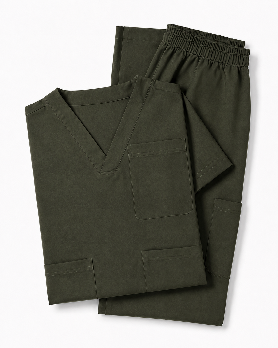 Uniforme antifluido verde militar - masculino foto 3